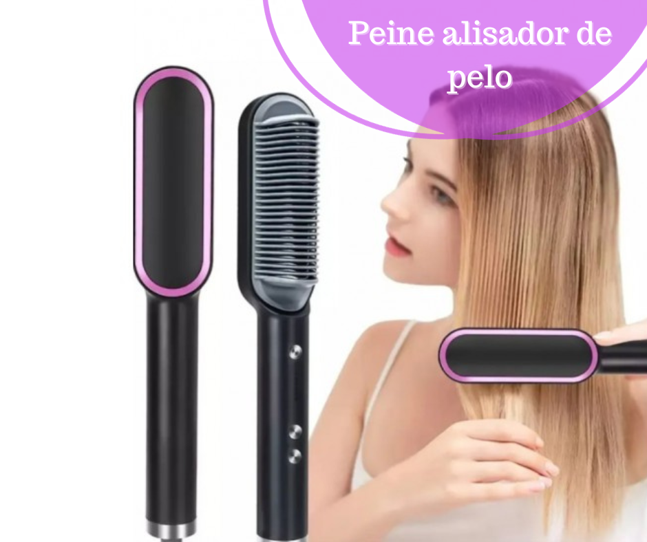 Cepillo Alisador Profesional | Tecnología Americana de Alto Rendimiento