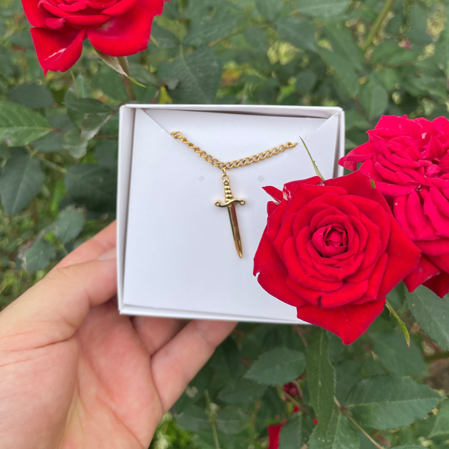 COLLAR PARA NOVIOS DE CORAZON Y ESPADA ❤️🔥🗡️
