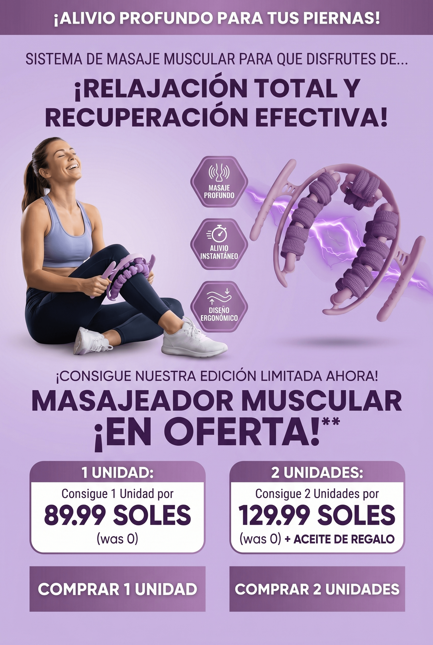 RODILLO ANTICELULITIS EFECTO DRENAJE
