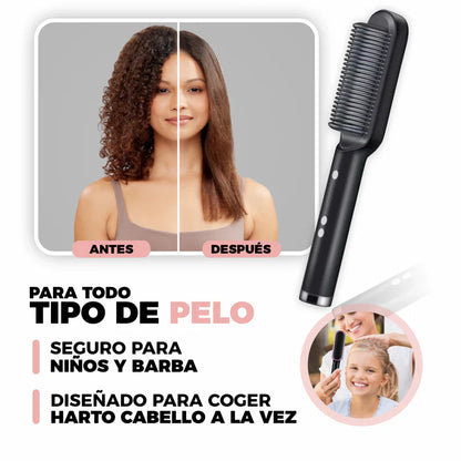 Cepillo Alisador Profesional | Tecnología Americana de Alto Rendimiento