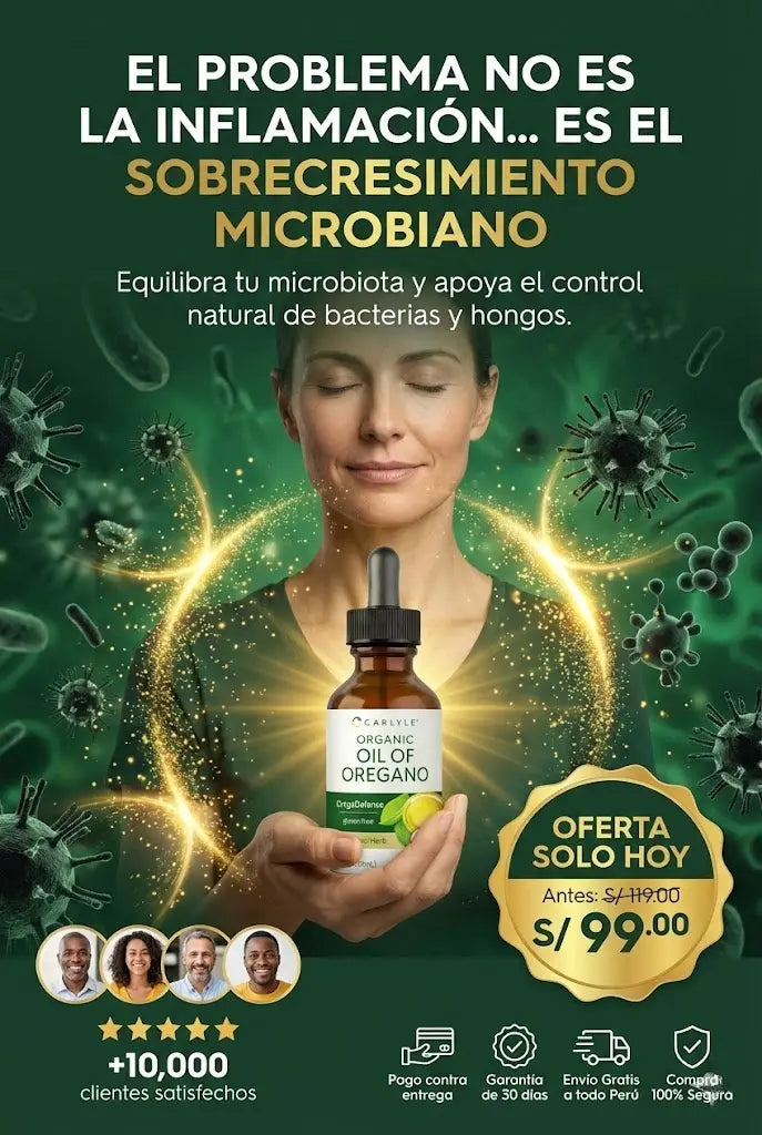 🌿 ACEITE DE ORÉGANO ORGÁNICO – DEFENSAS NATURALES EN CADA GOTA