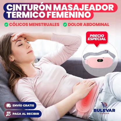 CINTURÓN MASAJEADOR TÉRMICO PARA CÓLICOS