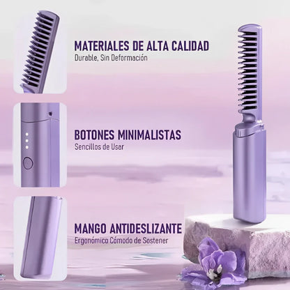 Cepillo alisador portátil (RECARGABLE) - 50% DESCUENTO