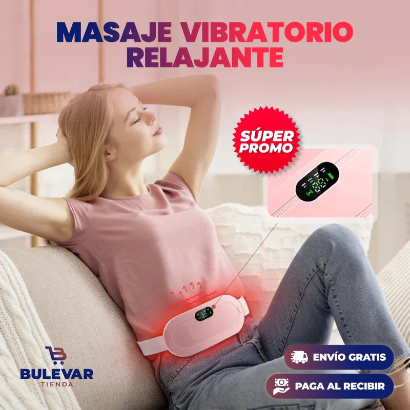 CINTURÓN MASAJEADOR TÉRMICO PARA CÓLICOS