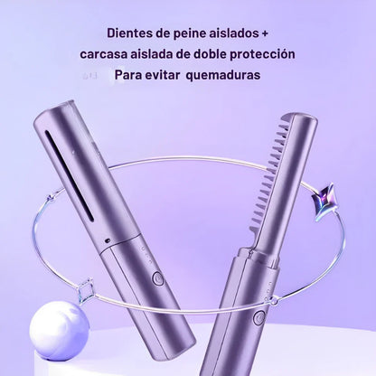 Cepillo alisador portátil (RECARGABLE) - 50% DESCUENTO