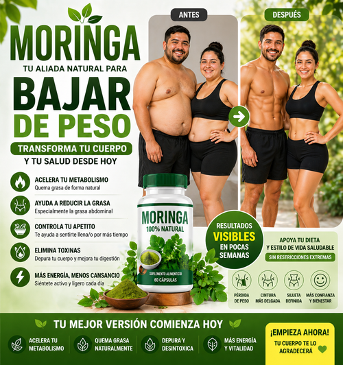🌿 MORINGA 100% NATURAL – ENERGÍA, SALUD Y BIENESTAR DIARIO