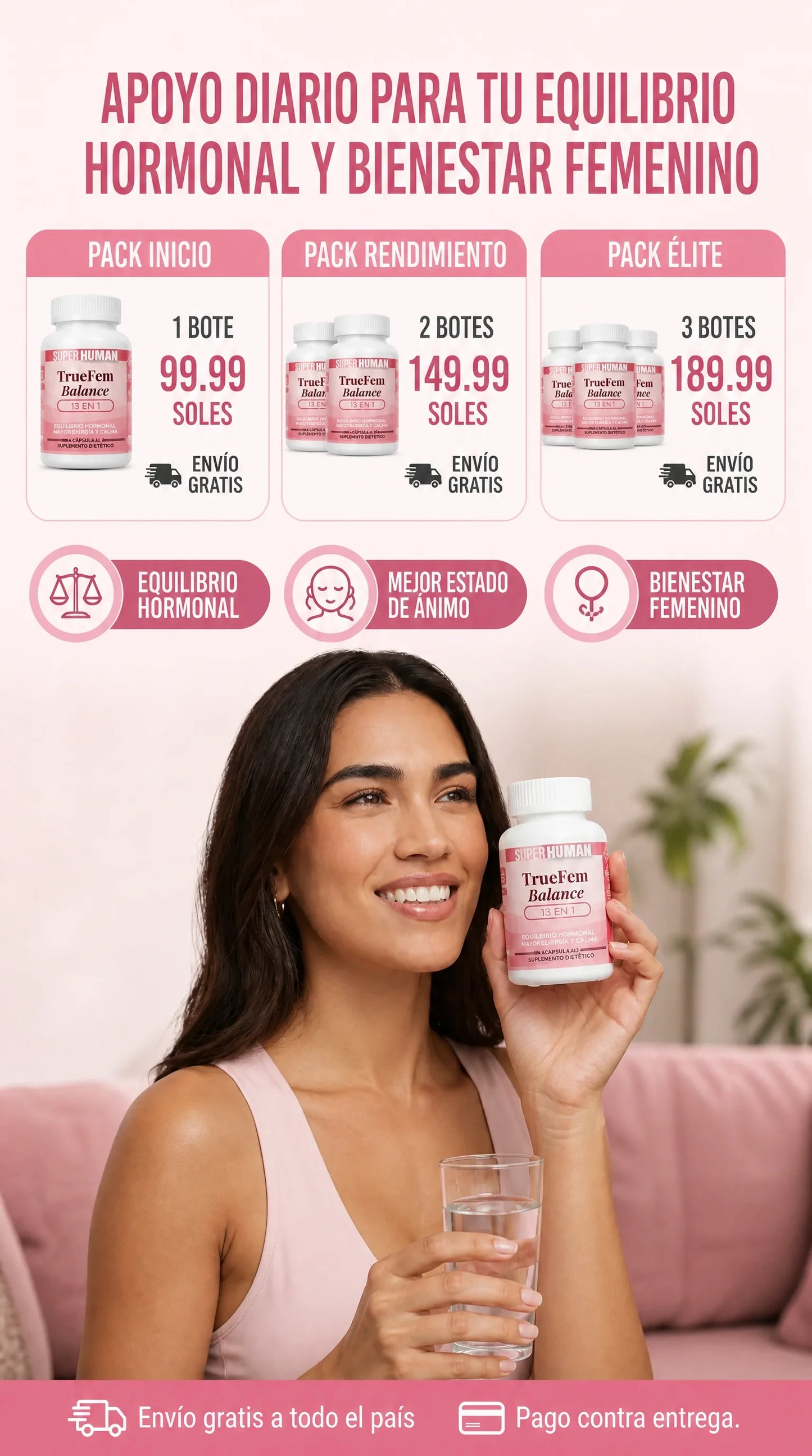 True Fem – Equilibrio Femenino, Más Energía y Bienestar Diario